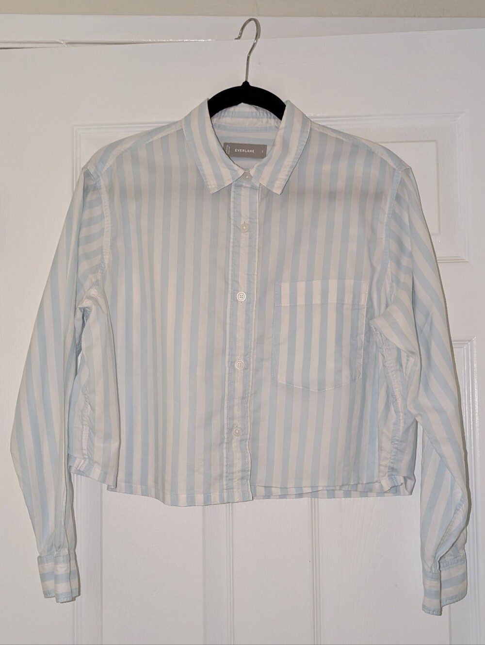 Everlane Way-Short Shirt in Silky Cotton